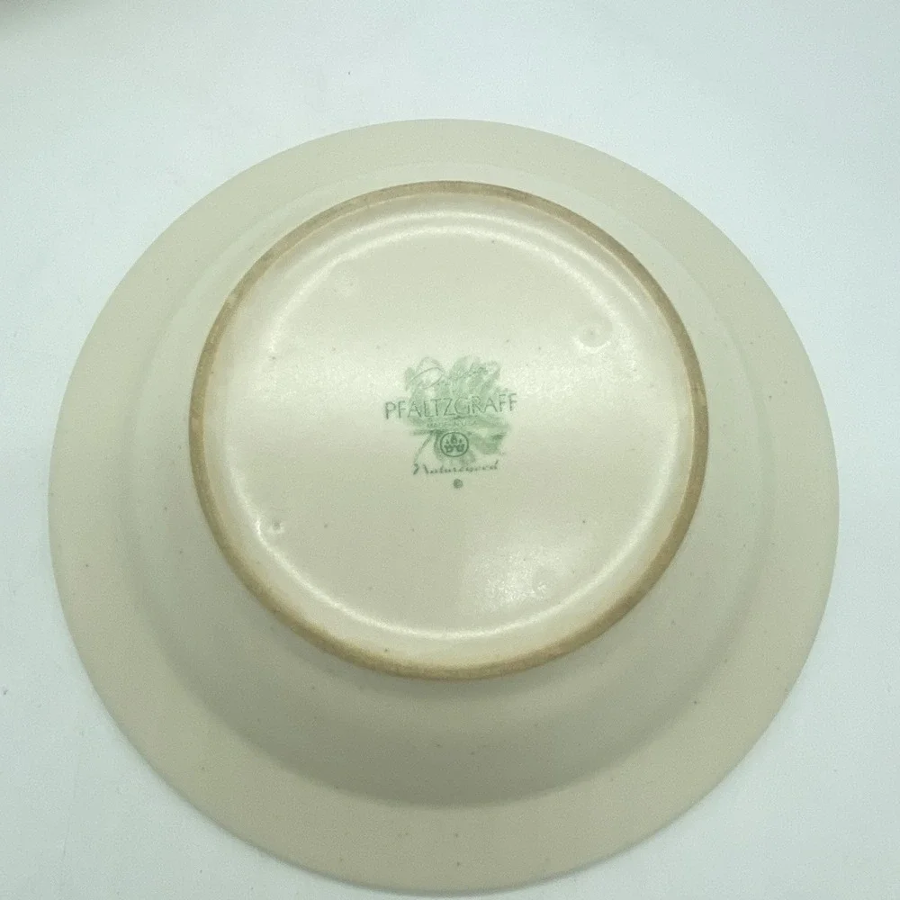 Pfaltzgraff Naturewood Deep Rimmed Soup Cereal Bowls 7 1/4